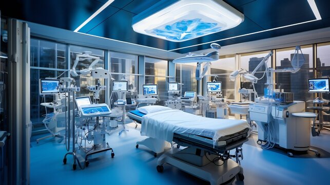 Landscape showcasing a hybrid catheterization lab designed for interventional procedures.