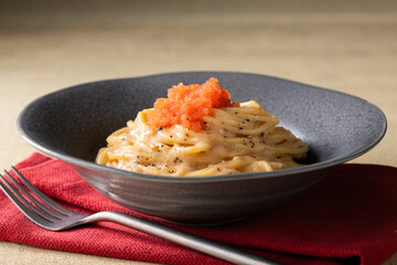 明太子カルボナーラ