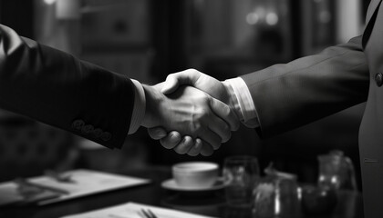 Obraz na płótnie Canvas business people shaking hands 
