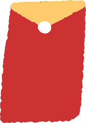 Red Envelope: A Paper Packaging for Sending Mail or Money