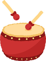 Playing the Red Drum: A Symbol of Celebration and Joy