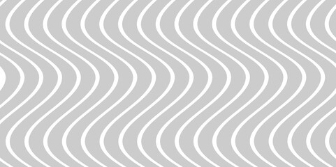 Fototapeta na wymiar abstract wavy background. Seamless grey wavy line pattern. Abstract wave curved lines. Stylized monochrome line art background. Simple wavy background. Vector illustration of stripes, op art..