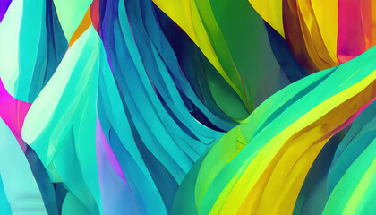 Abstract flat colorful shapes background	