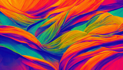 Colorful feathers background
