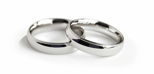 two wedding rings