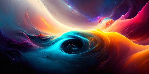 Multicolored Energy Flow Background. Abstract Background Energy Flow.