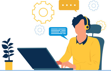 Customer Service Illustration