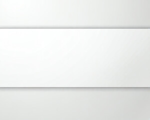 White banner with lines, minimalist design