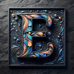 3d alphabet logo 