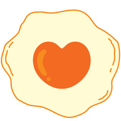 Valentine's Love-themed food drawing