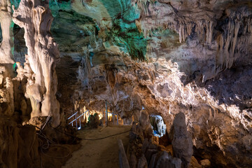 inside the cave