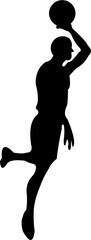 Basketball Player Silhouette