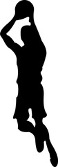 Basketball Player Silhouette