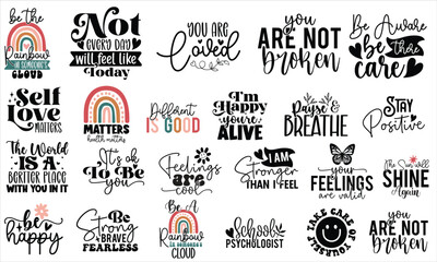 Mental Health SVG Bundle
