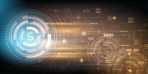 Abstract technology background vector illustration