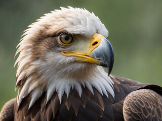 American bald eagle, white eagle headshot