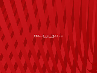 Abstract background of wavy lines in red color. Modern design for banner, card, web design, banner, certificate, etc.