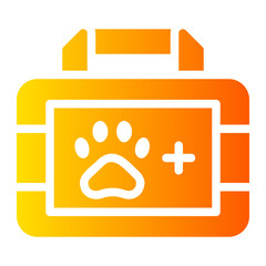 first aid gradient icon
