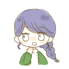 驚いた表情を浮かべる女の子