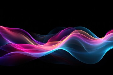 Fototapeta premium Abstract multi-color smoke spreading bright light effect. The explosion of multi-colored wavy smoke Generative AI
