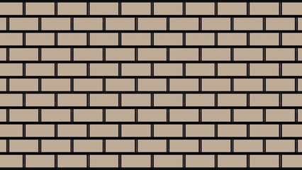 Brown brick wall as background