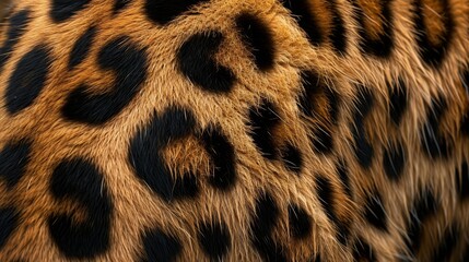 Close up leopard spot pattern texture background, realistic