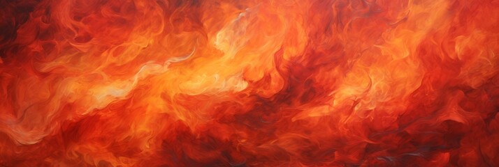 banner, texture of fire and flame. bright colorful background in the style of dark red and yellow-orange, swirling colors. conflagration.