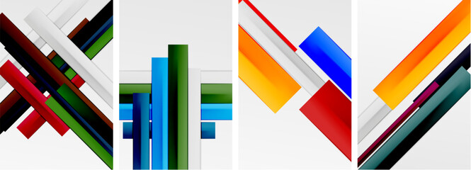 Stripes and lines poster abstract backgrounds. Vector illustration For Wallpaper, Banner, Background, Card, Book Illustration, landing page