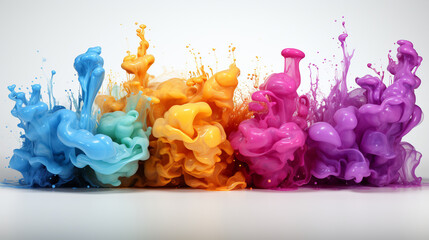 Obraz premium paint splashes