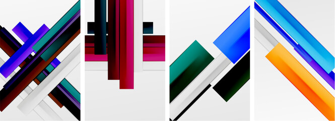 Stripes and lines poster abstract backgrounds. Vector illustration For Wallpaper, Banner, Background, Card, Book Illustration, landing page