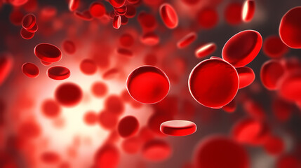 Virus cells abstract science concept, medical research background