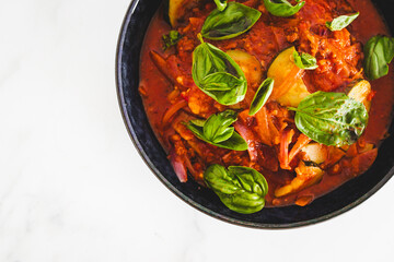 plant-based zucchini and egglant parmigiana
