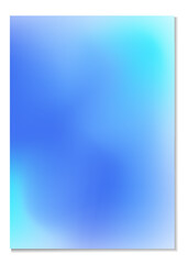 Abstract blu wavy liquid background. Vector image. Gradient mesh. Blue green saturated vivid color blend. Modern design template for posters, ad banners, brochures, flyers, covers, websites.