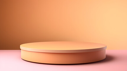 Podium, booth, stage, product background for product display, blank display