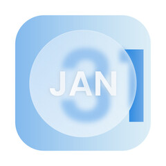 Day 31 Calendar Apps Glassmorphism UI Icon Sign and Symbol Design Illustrator Png Svg