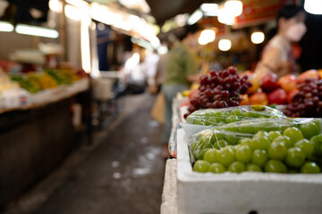 Fruits on the marketplace in Bangkok 