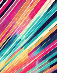 Obraz premium abstract colorful background with stripes and lines