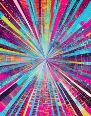 Abstract colorful background with rays of light