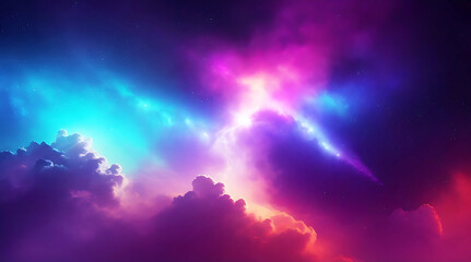 Obraz na płótnie Canvas Nano Nebula background image.