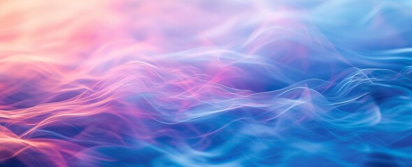 Obraz premium Pastel Dreamscape: Blue and Pink Fusion