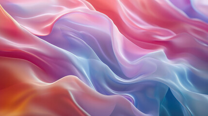Obraz premium Abstract background of colorful waves flowing seamlessly