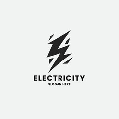 electrical design in a monochrome simple style