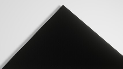 black card on white background for logo design mockup