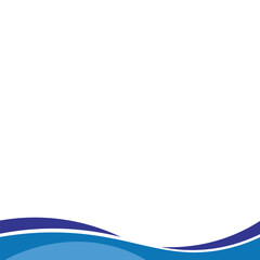 Wavy Business Footer