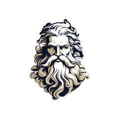 Zeus logo design 3 color