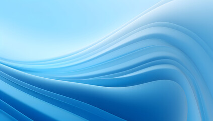 Fototapeta premium Abstract blue background. Seamless abstract blue texture background featuring elegant swirling curves in a wave pattern, set against a bright blue fabric material background.