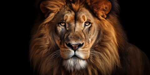Naklejka premium portrait of a lion