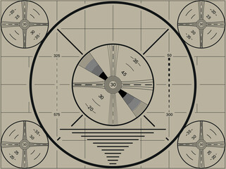 please stand by, TV signal program. Old TV static icon. Retro TV screen adjustment illustration.