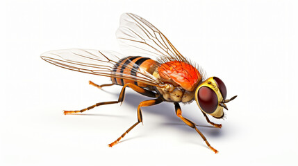 3d illustration of a fruit fly