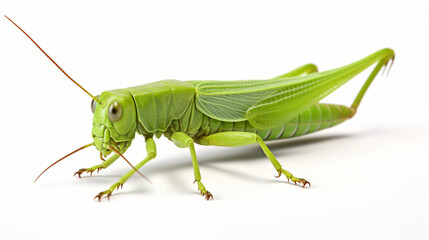 3d illustration of a grasshopper